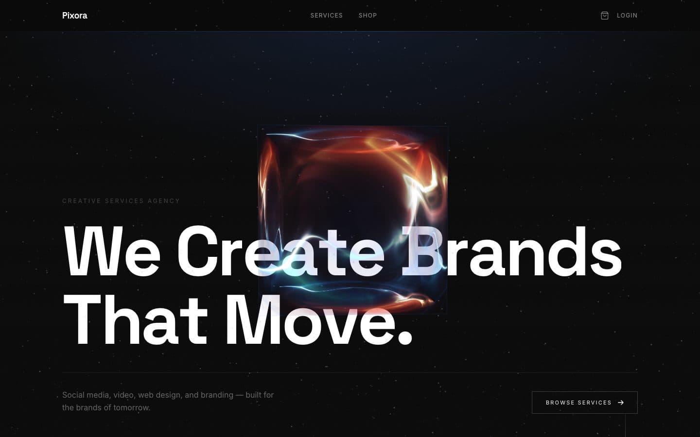 Pixora website
