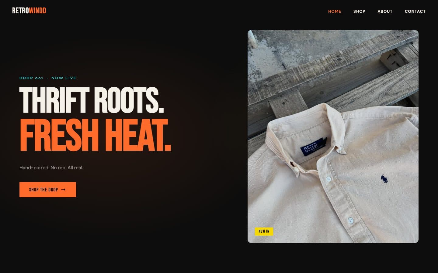 RetroWindd website